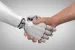 机器人和人在握手