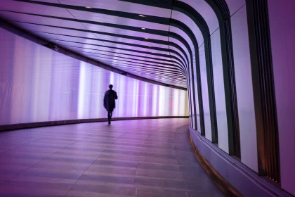 Pedestrian tunnel in London