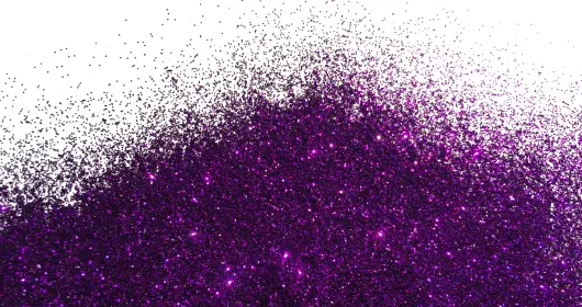 pile of purple glitter