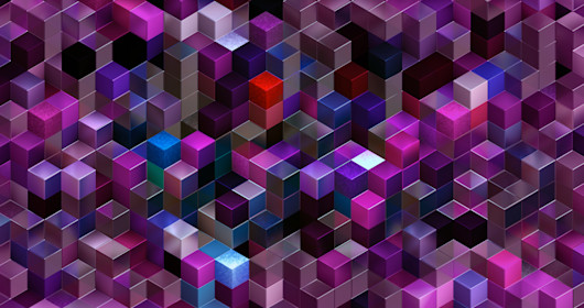 abstract background with multi-colored cubes