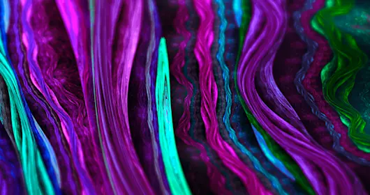 Abstract waves fractal background for creative design