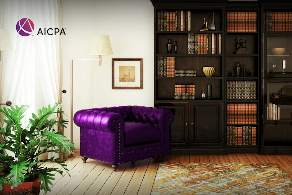 Snug bookcase corner