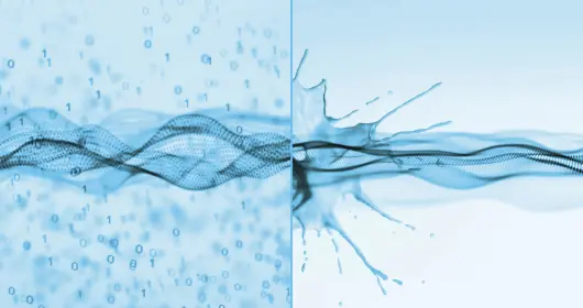 Abstract light blue image