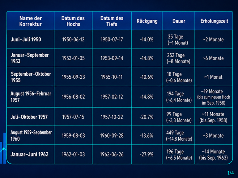DE-01 Korrekturen seit 1950