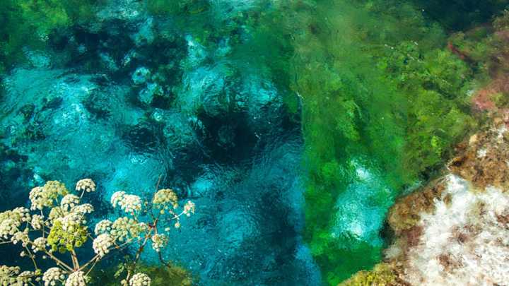 Blue Eye-Albania Discover the beautiful blue waters of the Blue Eye on an Albania tour