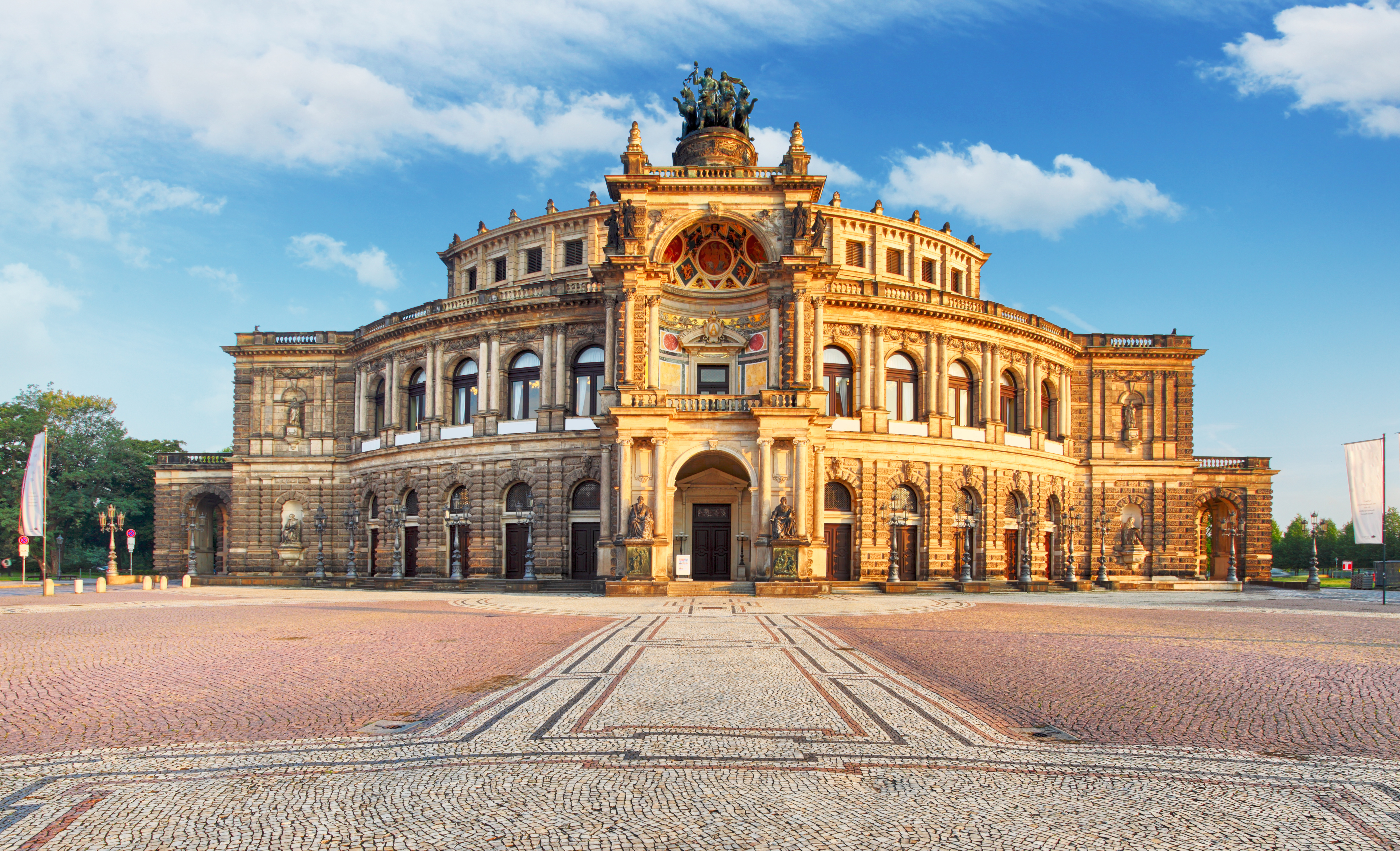 Dresden - Ansicht der Semperoper