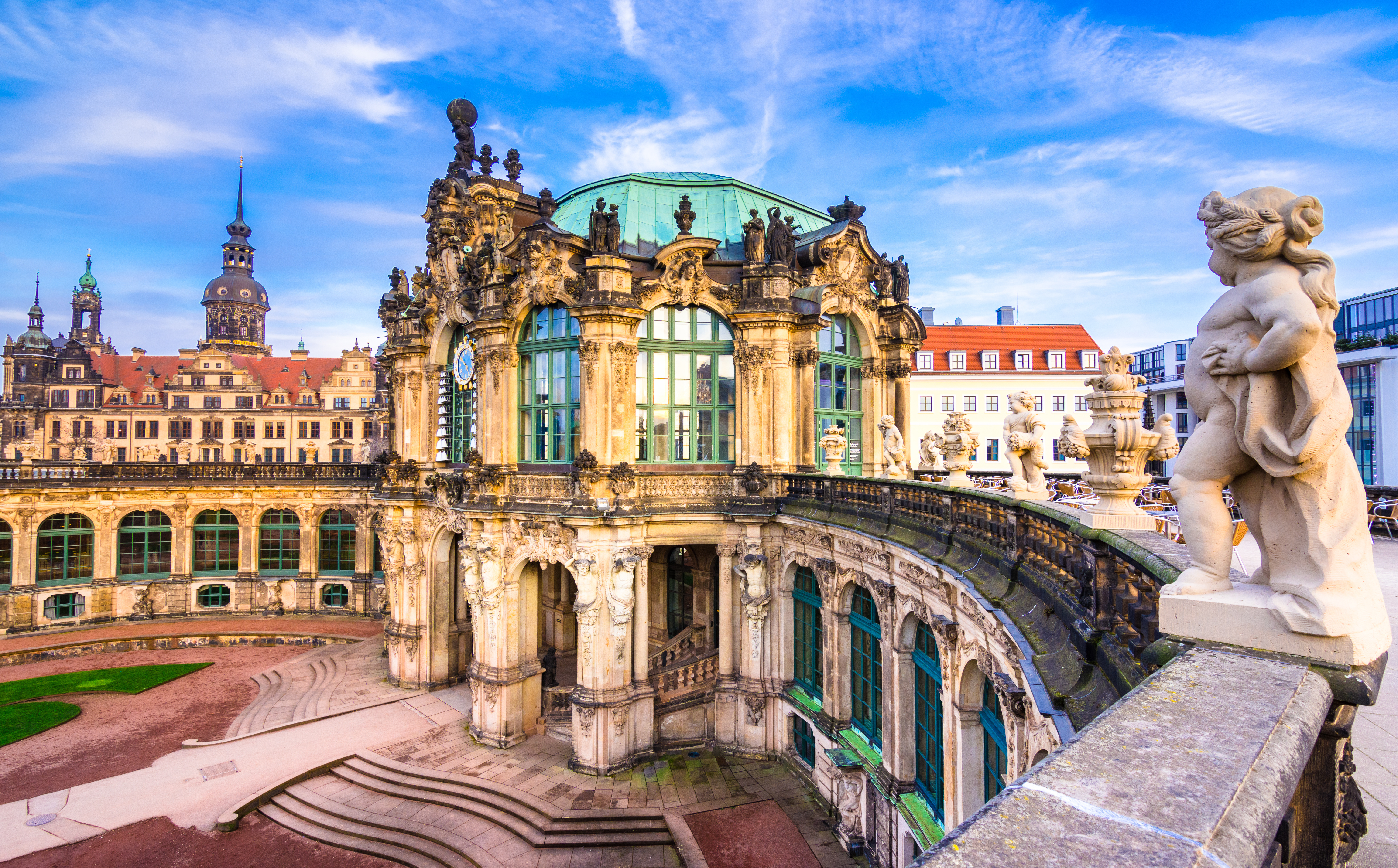 Dresden - Ansicht Dresdener Zwinger