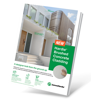Discover NEW Hardie™ Brushed Concrete Cladding