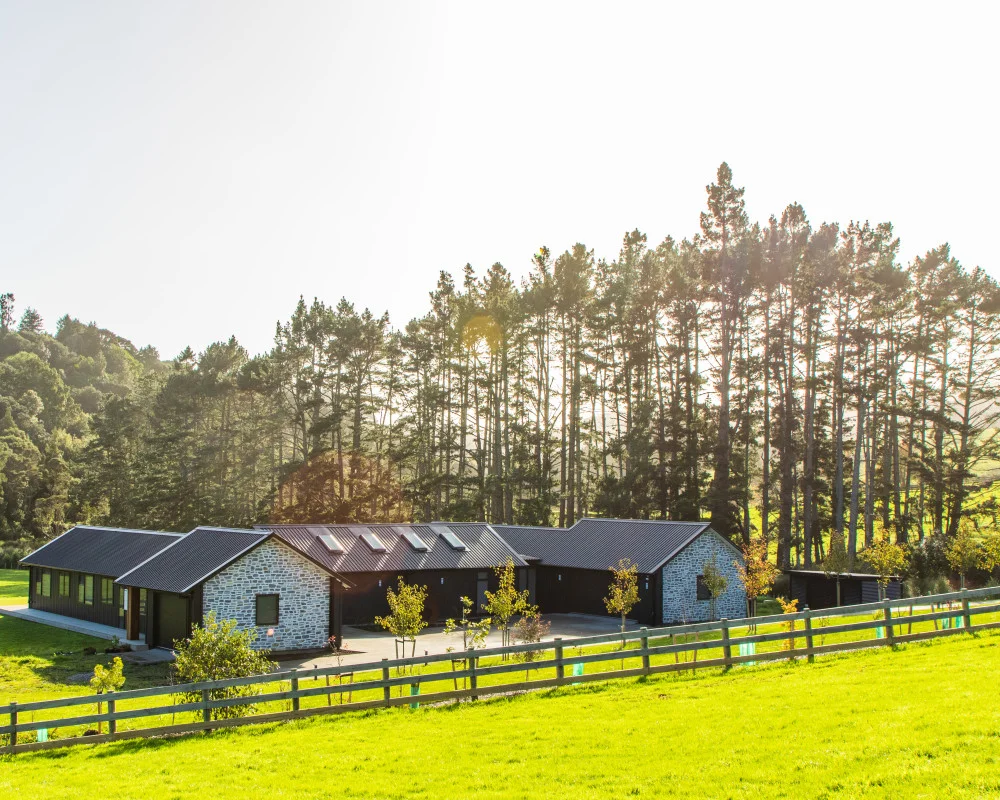 Modern Farmhouse Hardie™ Oblique™ Cladding Whitford New Zealand