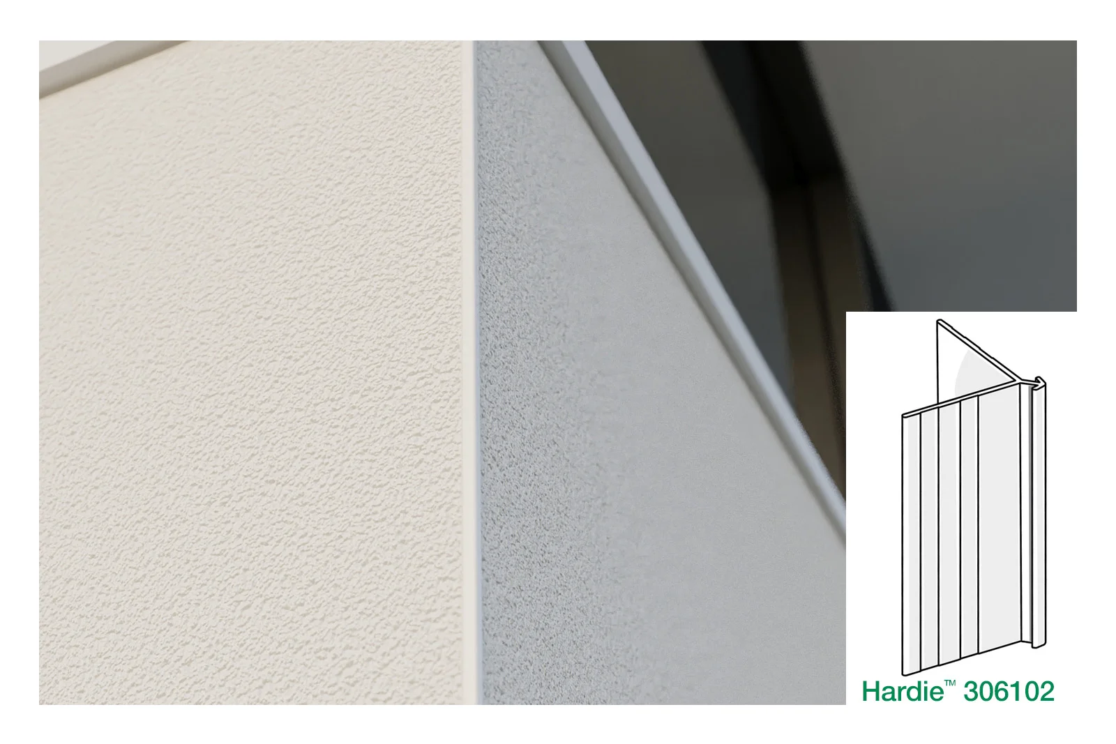 Hardie™ 9mm Aluminium External Slimline Corner Accessory