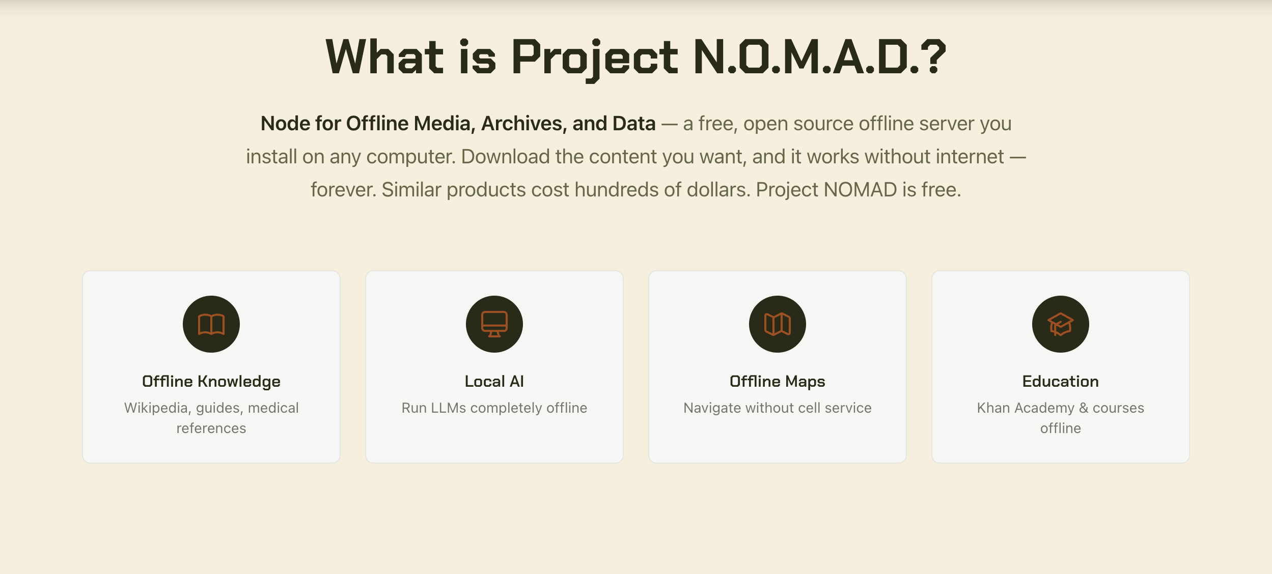 Capture d'ecran de Project Nomad