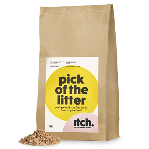Itch Pick of the Litter - Biodegradable Cat Litter, image of bag 