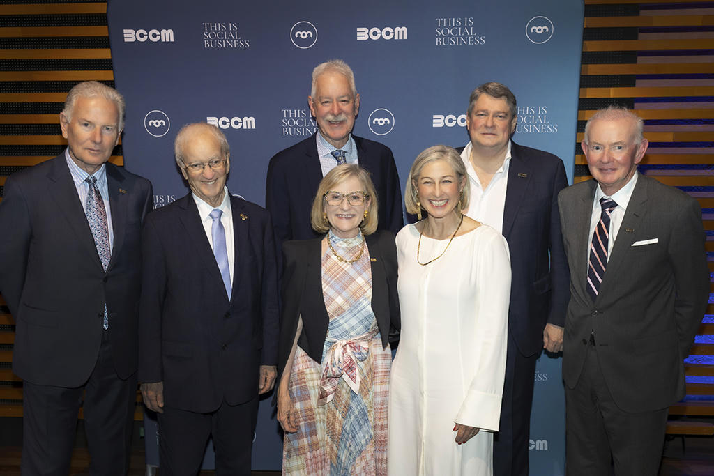 Here’s the photo caption: BCCM 2025 Honour Inductees: Craig Dunstan, Retiring Chair, Futurity Investment Group, Dr Roger Sexton AM, Retiring Chairman, Keyinvest, John Minz, Director RACQ and former CEO Heritage Bank, Sheena Jack, Former Chief Executive Officer and Managing Director, HCF, Melina Morrison, CEO BCCM, Rohan Mead, Retiring Group Managing Director and CEO, Australian Unity and Graeme Willis, Retired Deputy Chair, Bank First. Photo by Chris Gleisner.