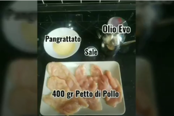 cover pollo fritto finto