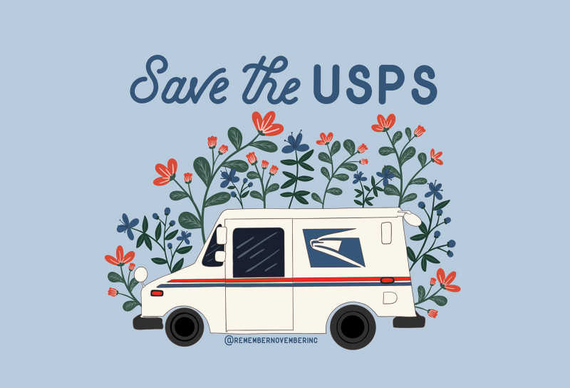 Save the USPS logo