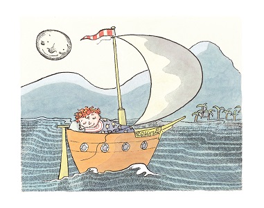 Oliver set sail for sleep
