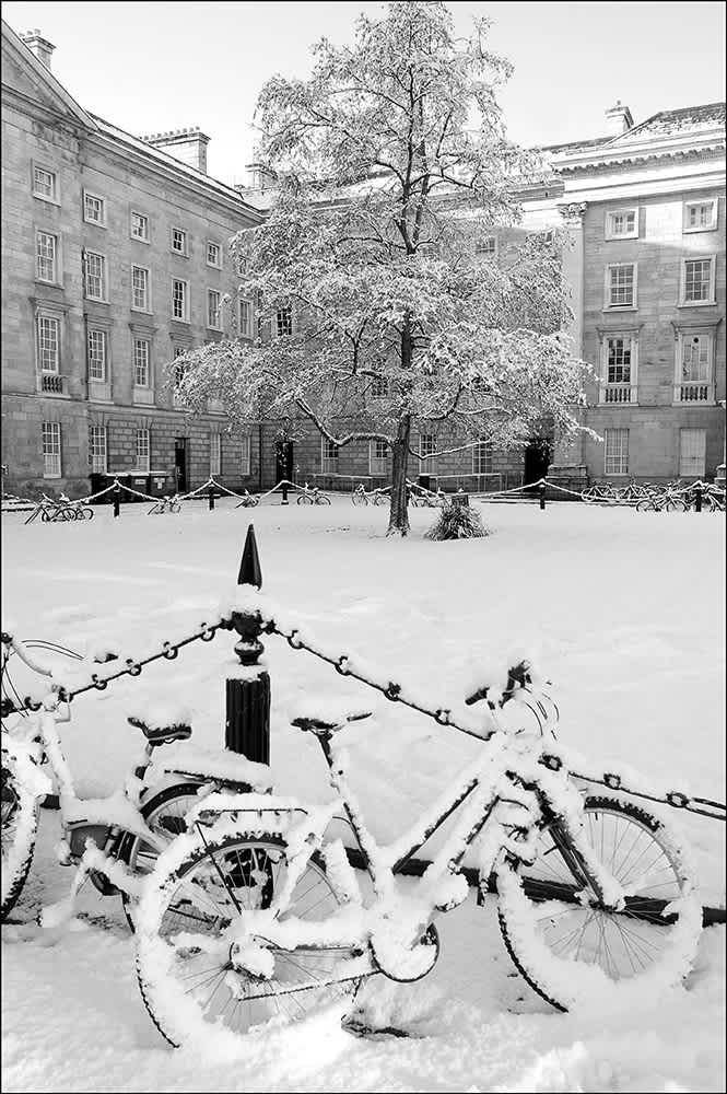 D94 - Trinity College in the Snow.