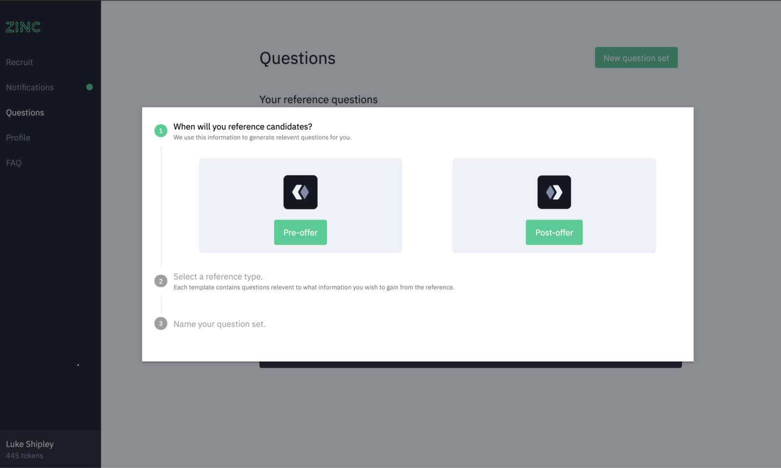 Zinc question set