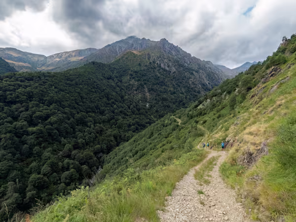 La strada sterrata verso la Foppa