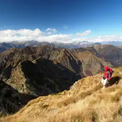 Dalla vetta verso nord