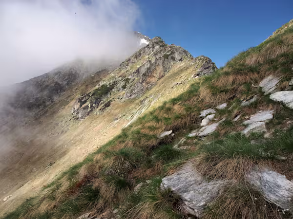 Il Pizzo del Ragno dalla cresta est