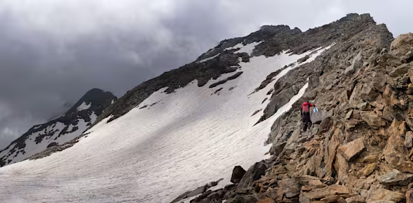 La cresta finale del Campo Tencia