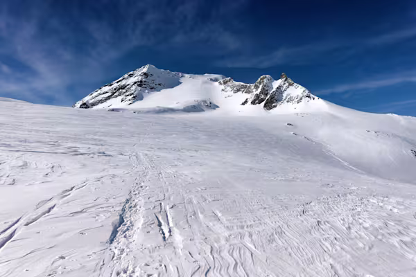 Sul ghiacciaio, puntando alla vetta