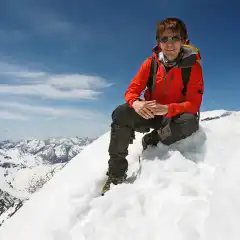 Sulla cima del Pizzo Tambò