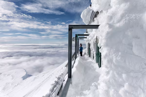 La terrazza del Brioschi con la calabrosa