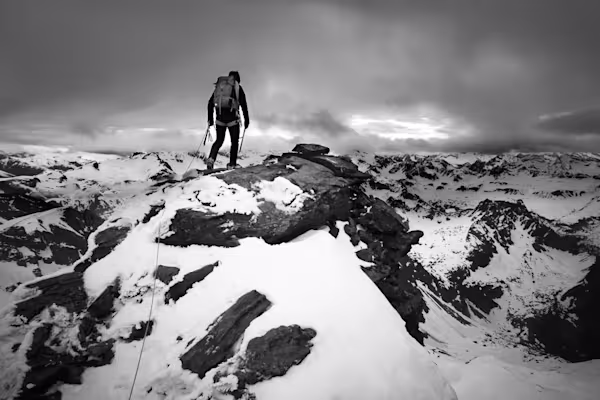 Arrivo in vetta al Cervandone