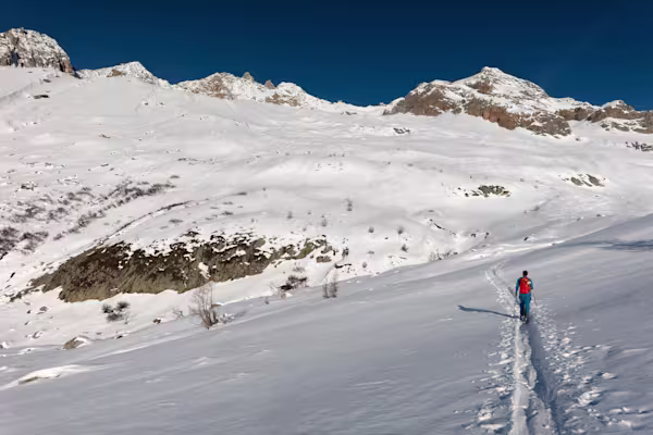 Usciti dal bosco, si vede tutto il percorso