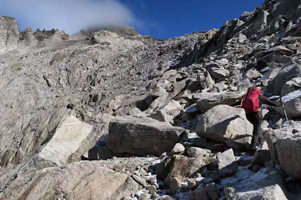 Dal Passo del Forno verso la Cima del Forno