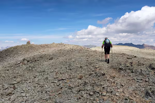 La vetta del Piz Mezdì