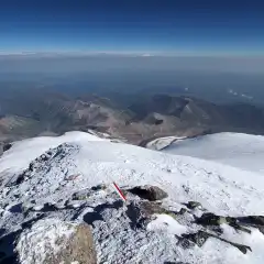 Dalla vetta dell’Elbrus verso nord