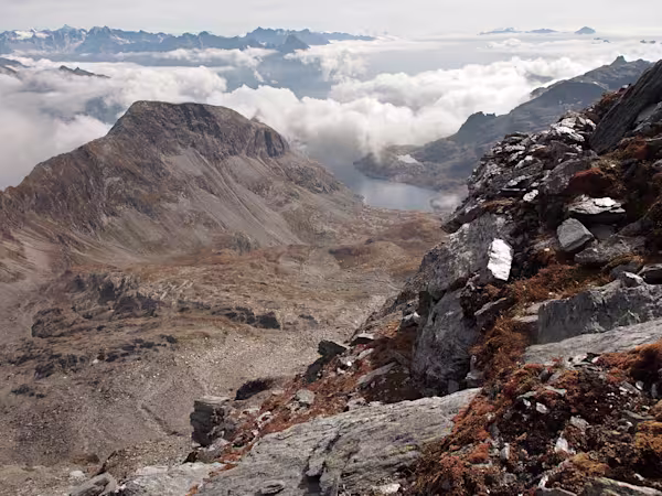 Dalla cima verso sud
