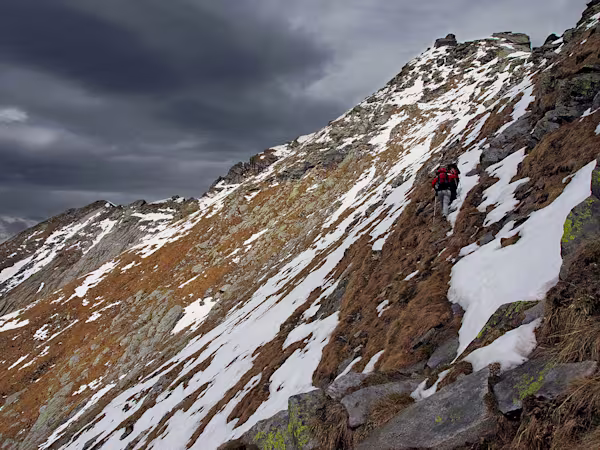 Sulla cresta del Pizzo la Scheggia