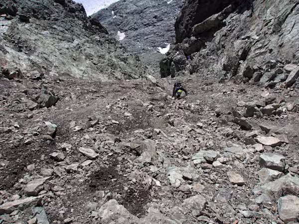 Canalone sud detritico