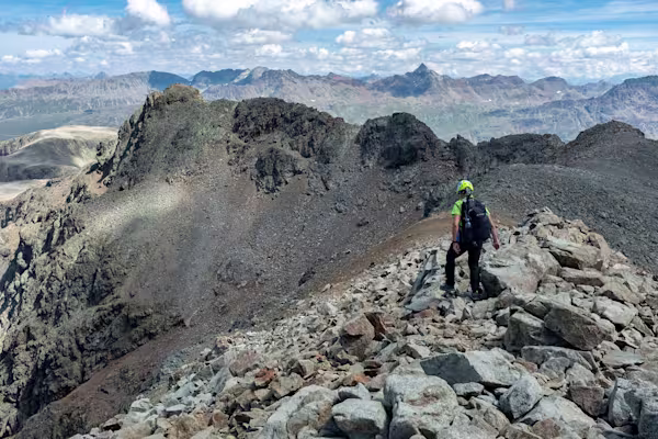 Verso il Piz Rosatsch