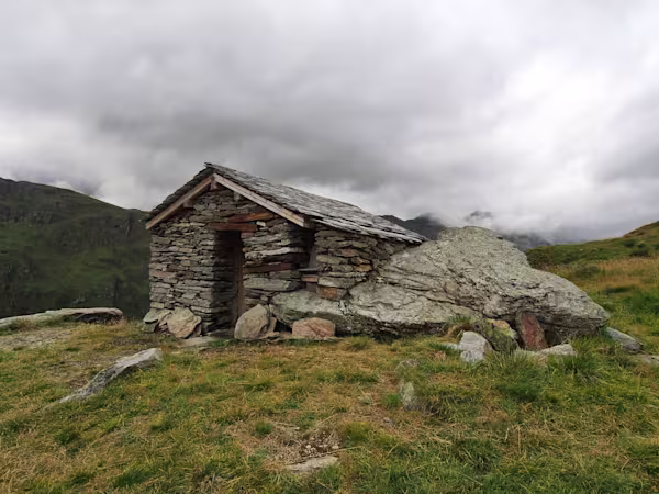 La baita in Val Fedoz