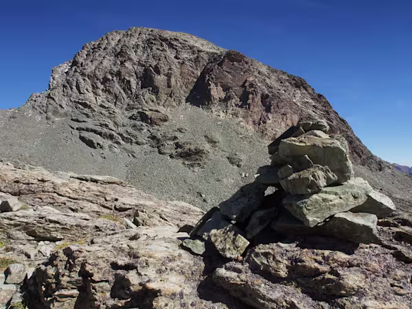 La vetta del Piz Platta