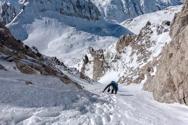 Nel Canale del Pizzo Rotondo