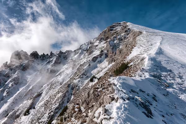 La parte finale della cresta