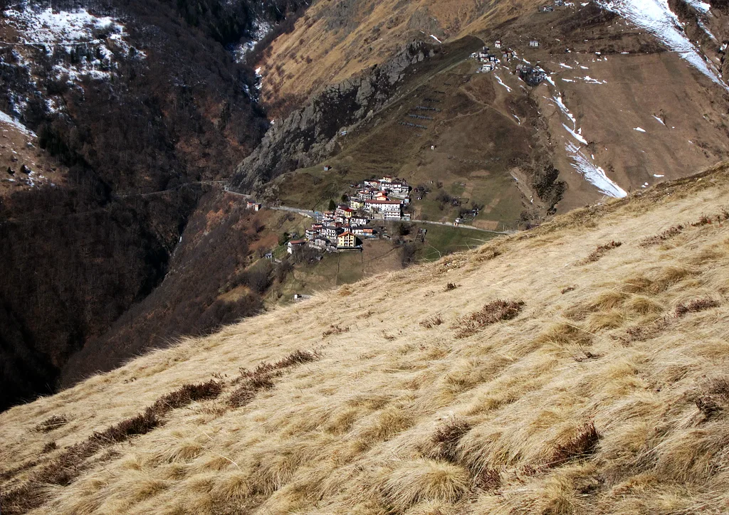 Verso valle
