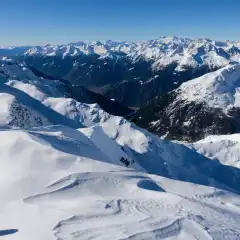 Dalla cima verso il Bernina