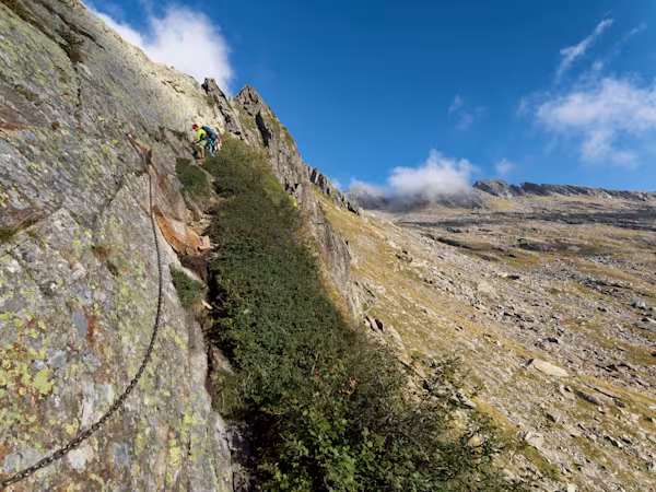 La cengia attrezzata