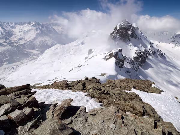 Dalla vetta del Piz d’Emmat Dadaint