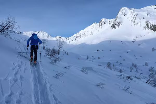 In salita, dopo il traverso