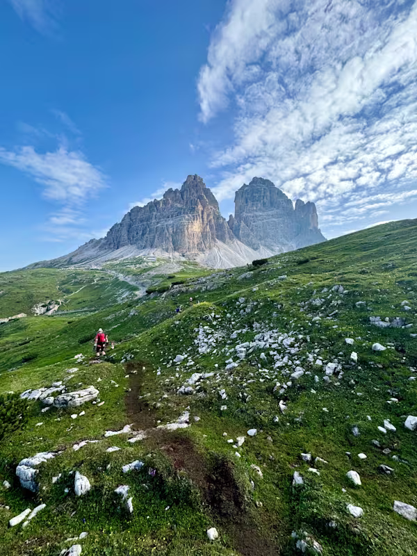 Verso il Rifugio Auronzo