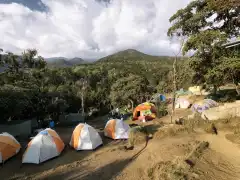 Le tende al Machame Camp