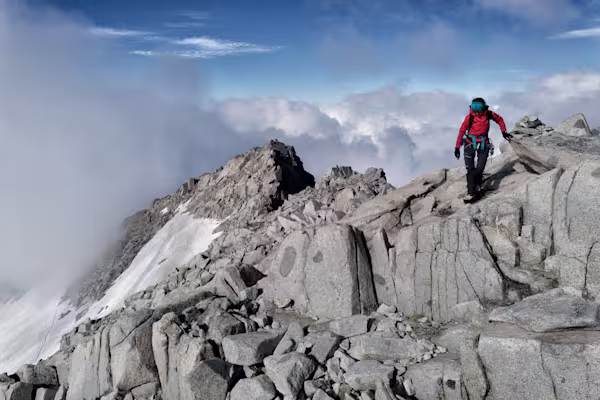 Sul pendio finale dell’Adamello